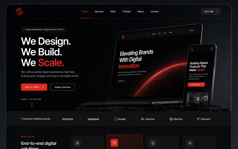Modern websites built by PIXELZ